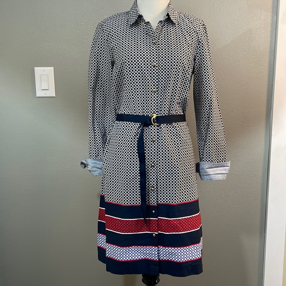 Tommy Hilfiger Shirt Dress sz M